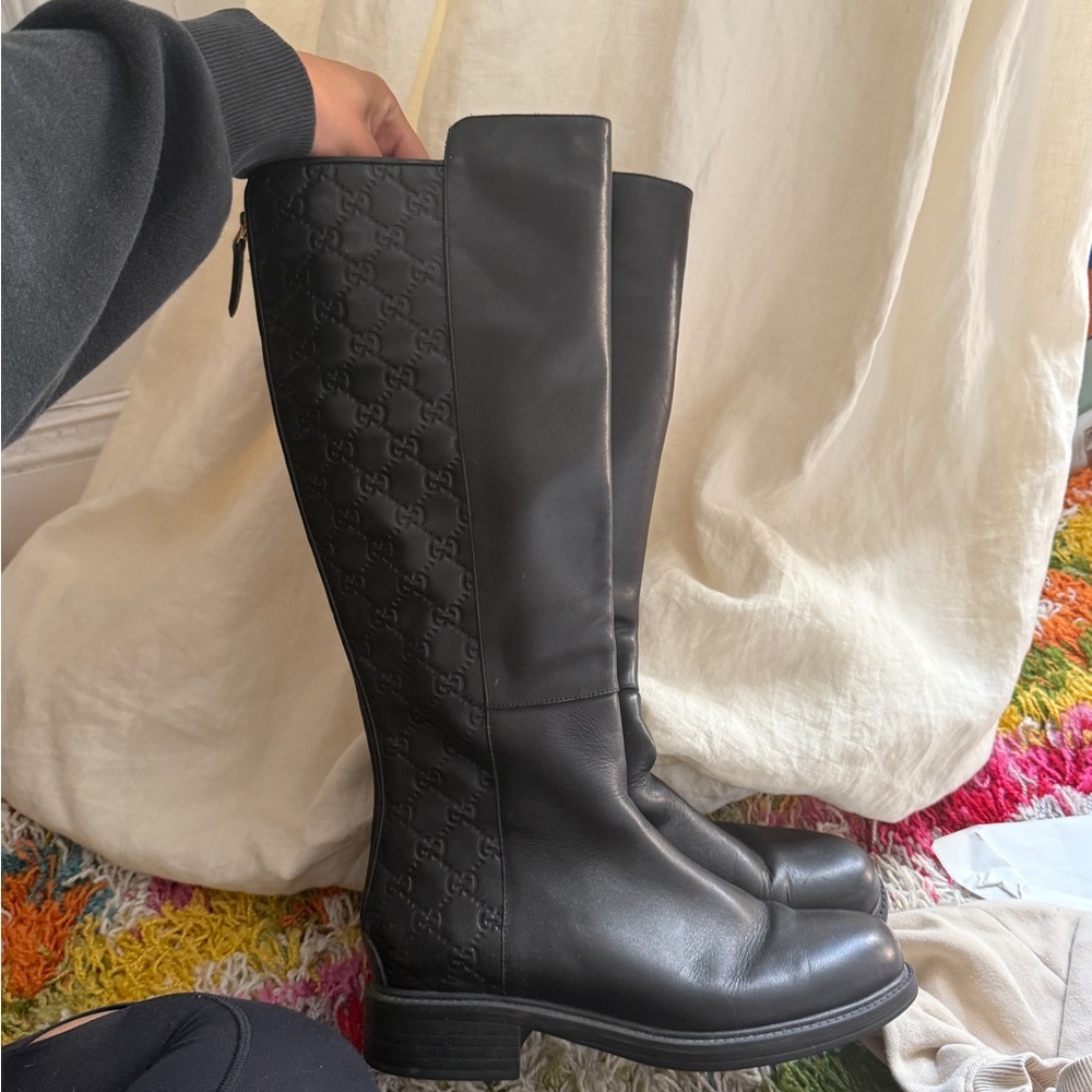 Gucci Black Over the Knee Boots